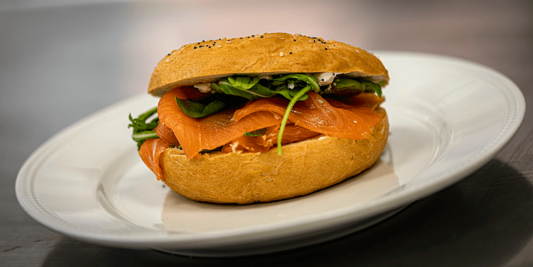 Salmon Bagel  - Amore Mio | Sandwiches & Salads Delivery in Monaco, Cap-d'Ail & Beausoleil